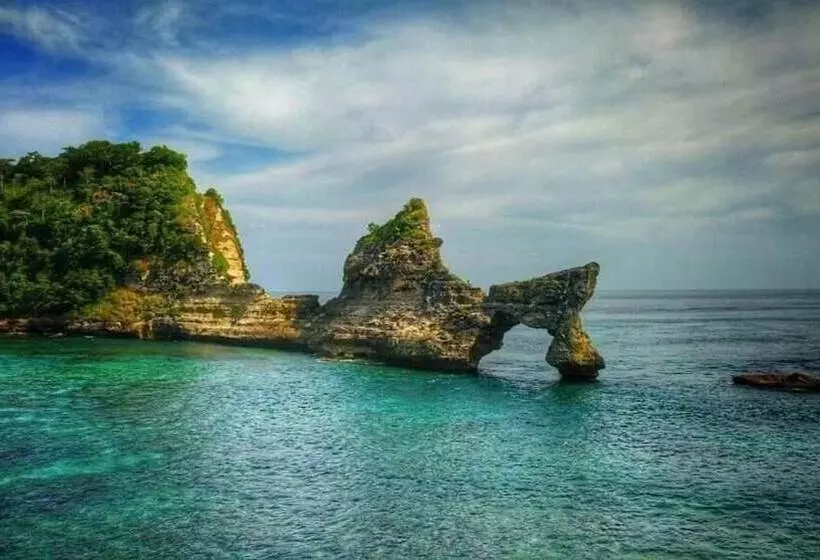 Aamiaismajoitus (B&B) Kubu Artha Bungalow Nusa Penida
