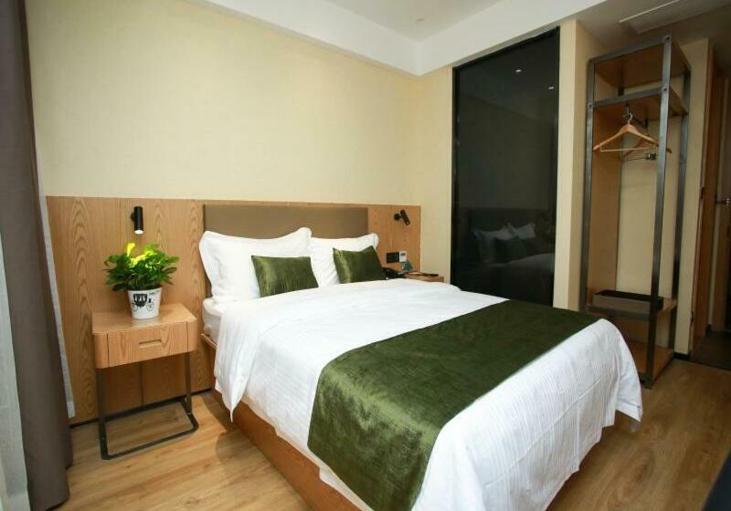 בית מלון כפרי Greentree Inn Huai An High Speed Railway Station University City East Yan An Road