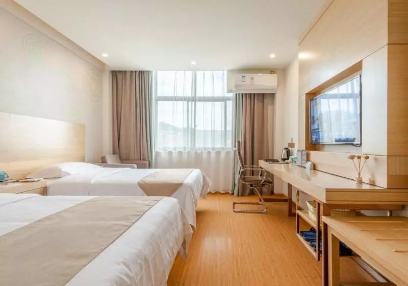 Hotelli Greentree Inn Liuan Huoshan County Yingjia Avenue County Hospital Express