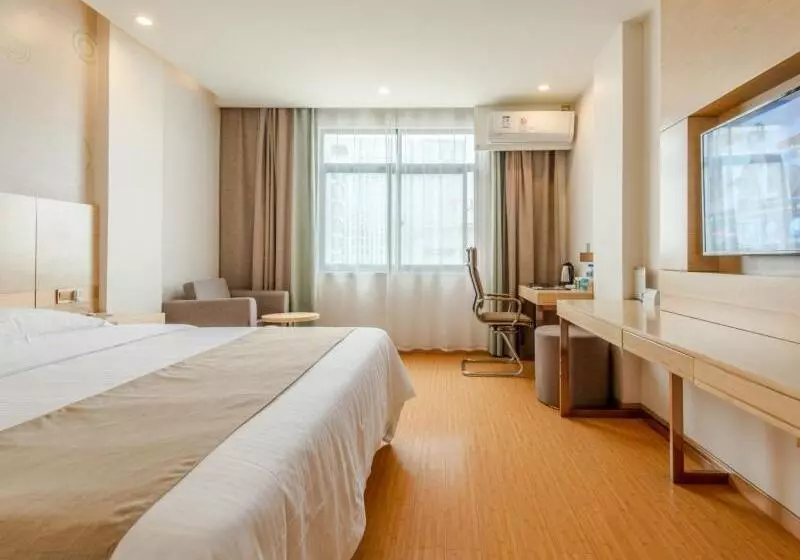 Hotelli Greentree Inn Liuan Huoshan County Yingjia Avenue County Hospital Express