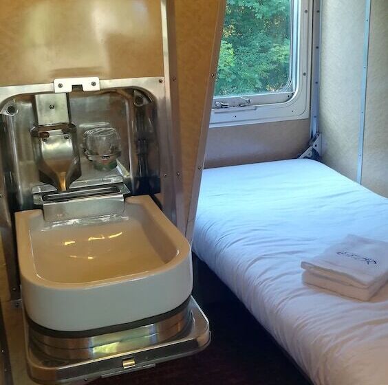 مبيت وإفطار Restaurant Train Des Reves