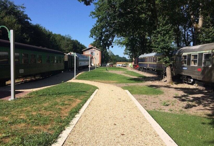 مبيت وإفطار Restaurant Train Des Reves