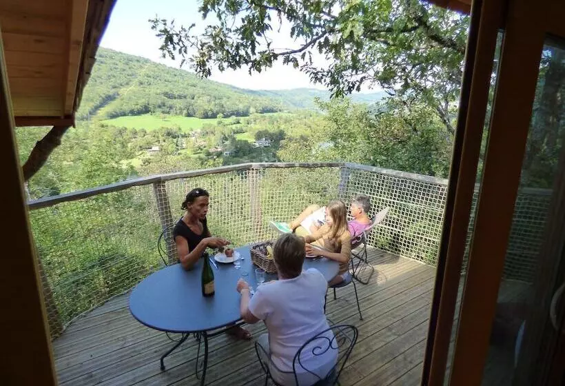 ホテル Cabanes Et Lodges Du Belvedere