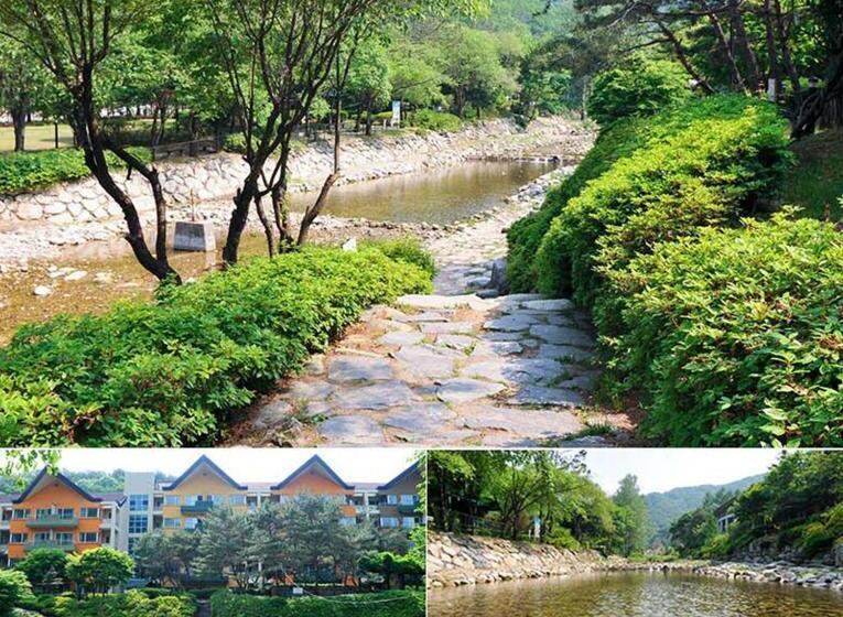 בית מלון כפרי Hanwha Resort Sanjeong Lake Annecy