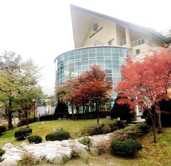 בית מלון כפרי Hanwha Resort Sanjeong Lake Annecy