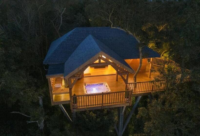 Cabane De Prestige Avec Jacuzzi Et Sauna Privatifs
