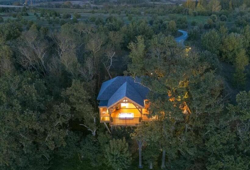 Cabane De Prestige Avec Jacuzzi Et Sauna Privatifs