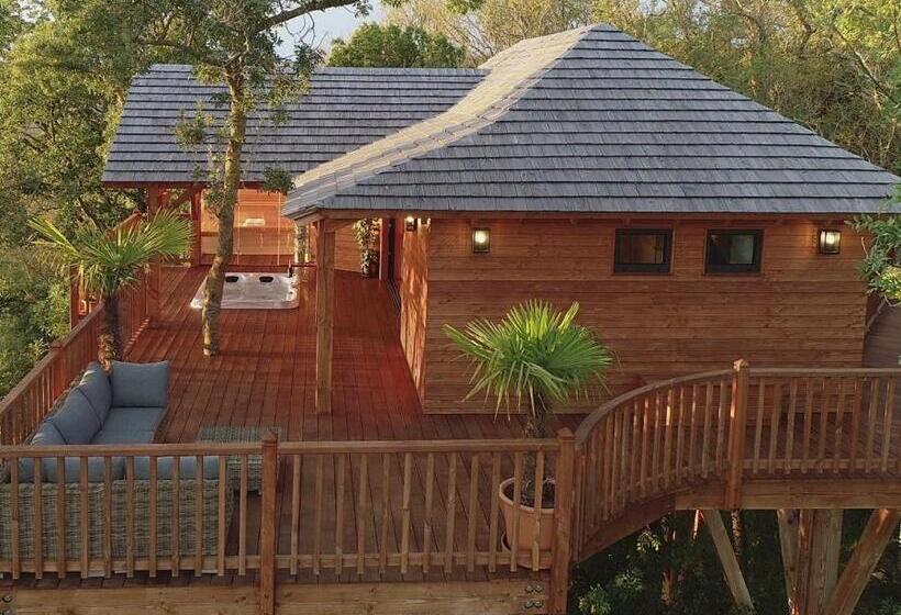 Cabane De Prestige Avec Jacuzzi Et Sauna Privatifs