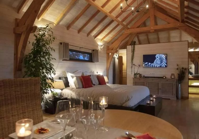 Cabane De Prestige Avec Jacuzzi Et Sauna Privatifs