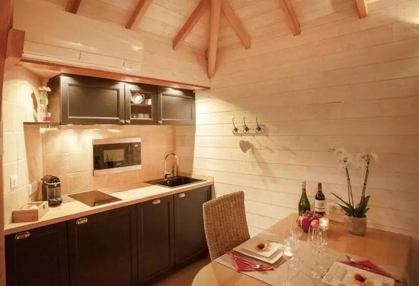Cabane De Prestige Avec Jacuzzi Et Sauna Privatifs