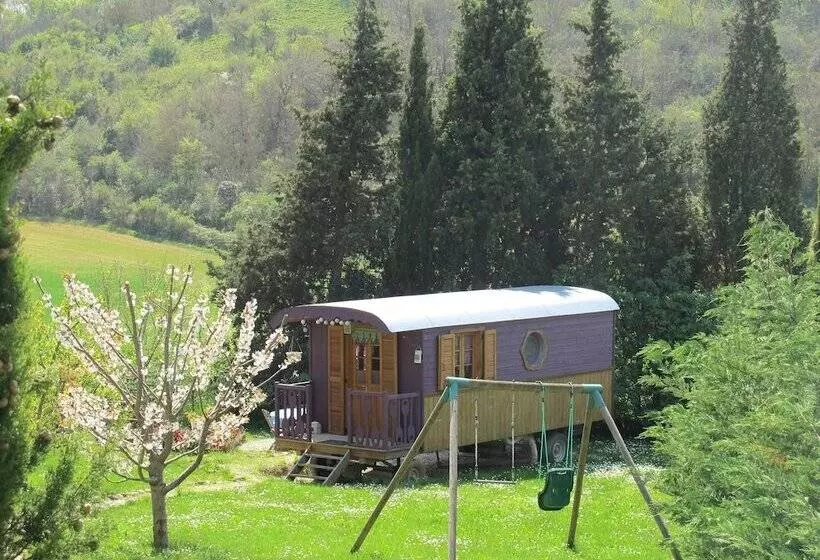 ペンション Les Roulottes Du Lauragais