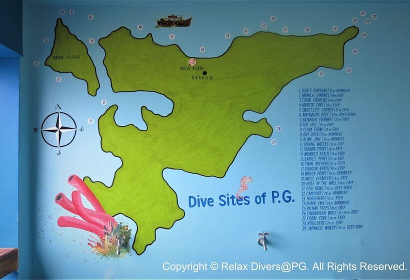 בית מלון כפרי Relax Divers Pg