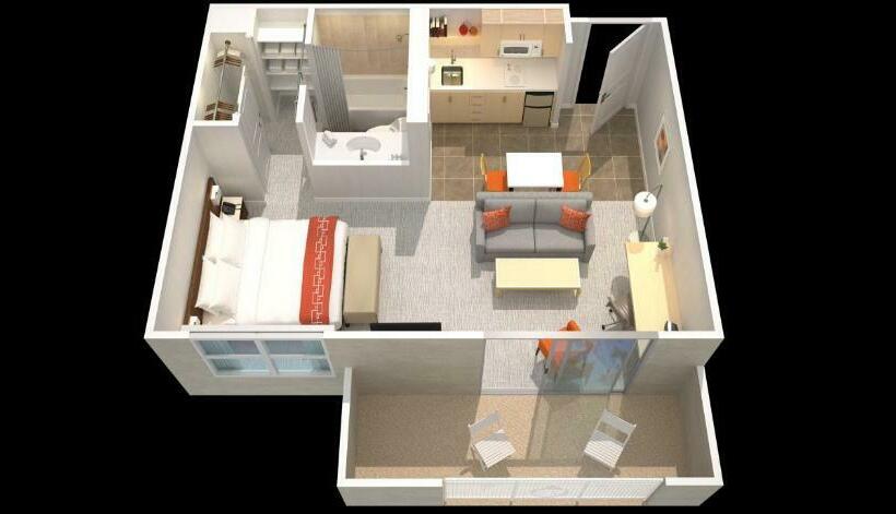 בית מלון כפרי Corporate Inn Sunnyvale All Suite