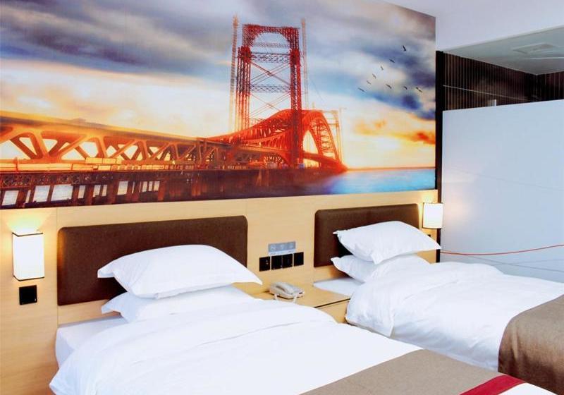 בית מלון כפרי Thank Inn Plus  Hubei Ezhou Echeng District Wuhan East Ocean World