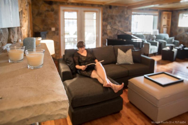 مبيت وإفطار La Maison Bleue Du Lac Wallace