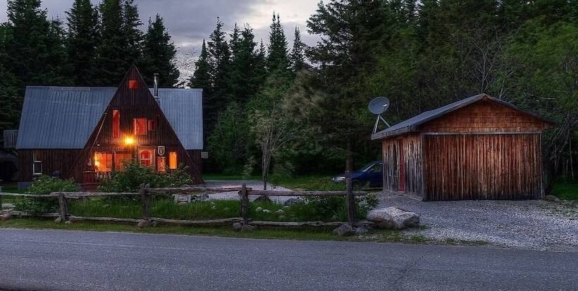 فندق صغير Au Sommet Du Fjord