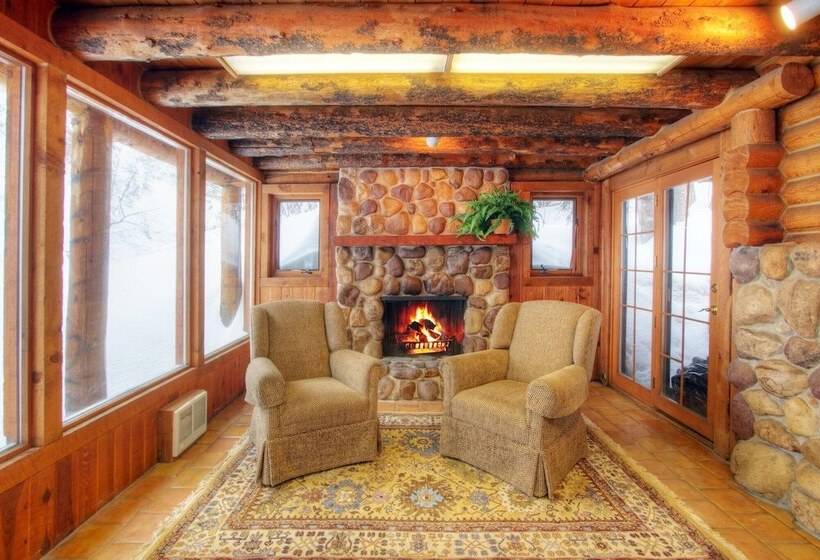 Log Cabin On The Stream