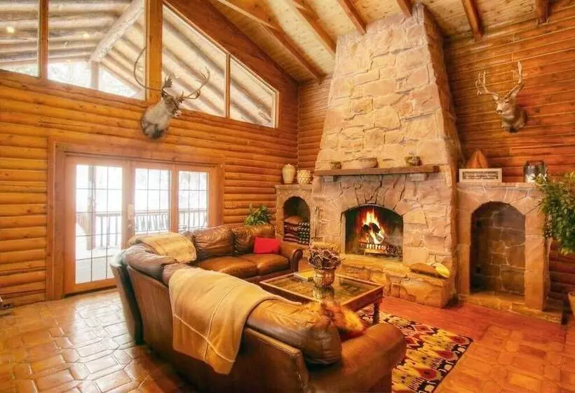 Log Cabin On The Stream