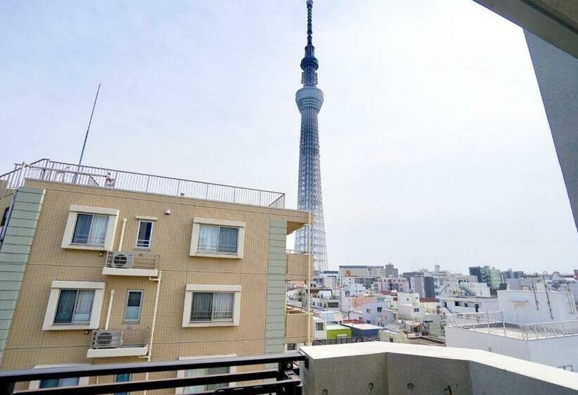 Pensionat Jeffery Skytree Residence Tokyo