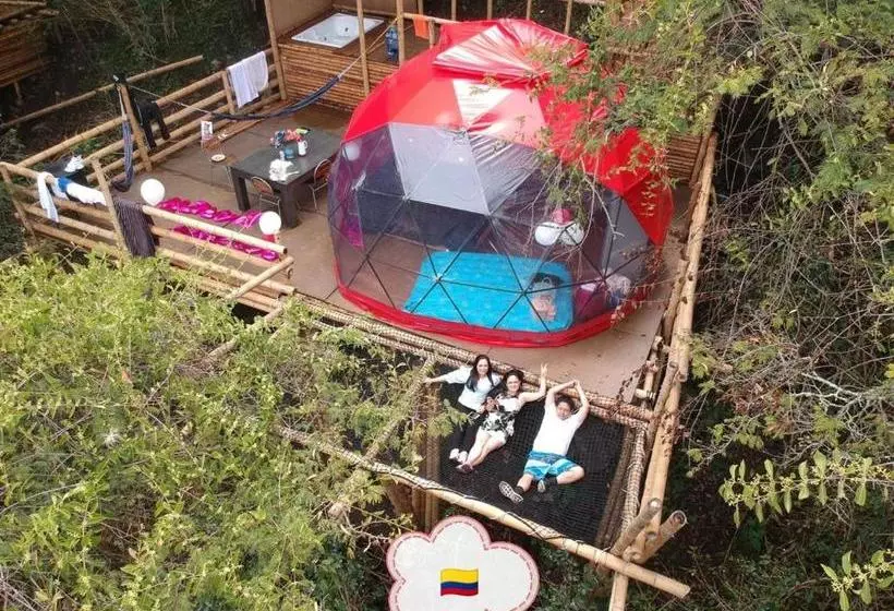 ベッドアンドブレックファースト Glamping Sumapaz Fusagasugá