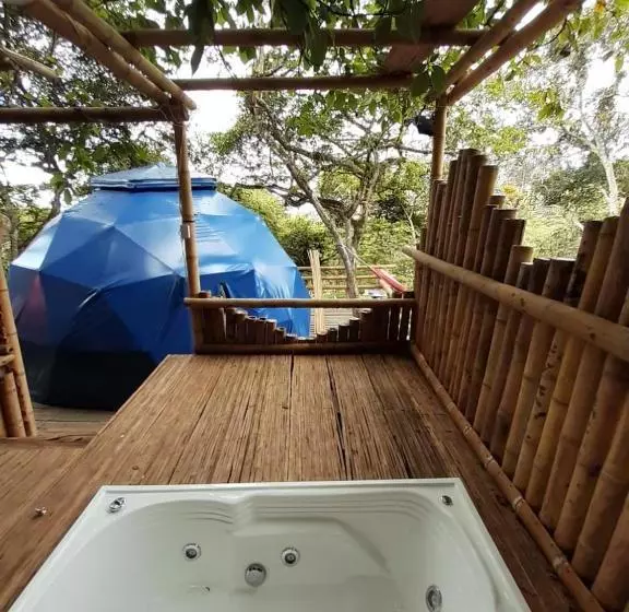 ベッドアンドブレックファースト Glamping Sumapaz Fusagasugá