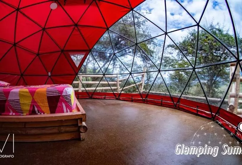ベッドアンドブレックファースト Glamping Sumapaz Fusagasugá