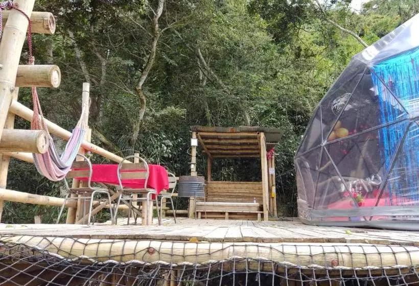 ベッドアンドブレックファースト Glamping Sumapaz Fusagasugá