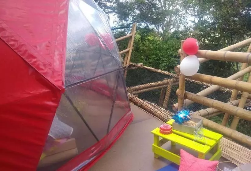 ベッドアンドブレックファースト Glamping Sumapaz Fusagasugá