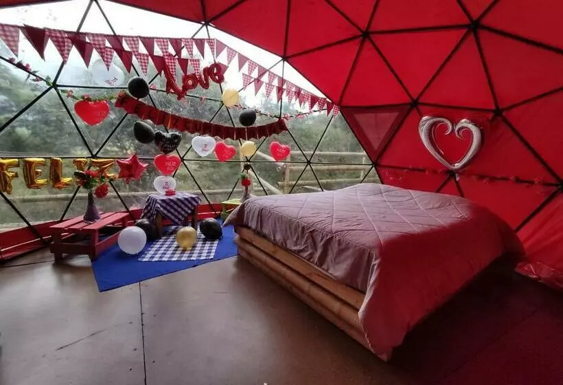 ベッドアンドブレックファースト Glamping Sumapaz Fusagasugá