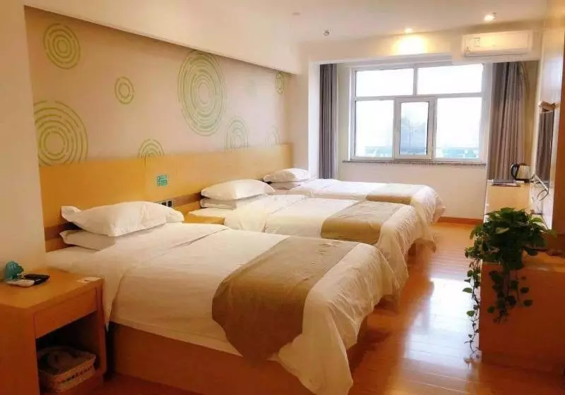 Hotelli Greentree Inn Wulanchabu High Speed Railway Station Huaiyuan South Road Express