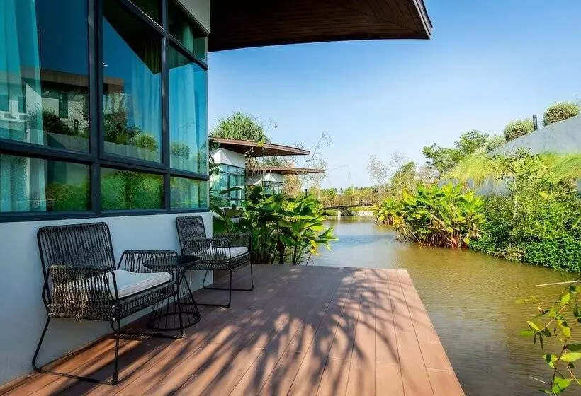 ホテル Na Tree Tara Riverside Resort Amphawa Damnoensaduak