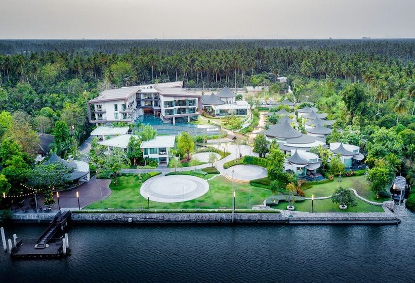 酒店 Na Tree Tara Riverside Resort Amphawa Damnoensaduak