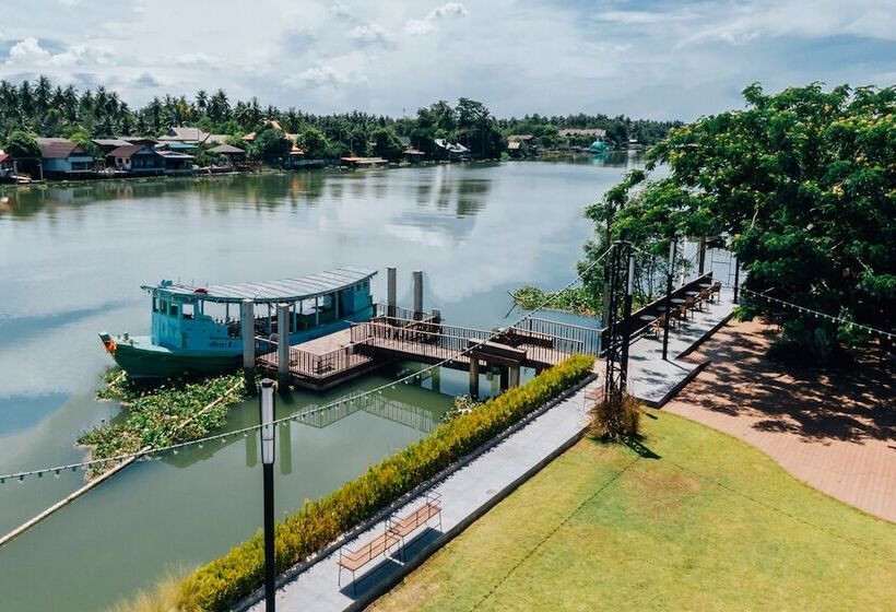 酒店 Na Tree Tara Riverside Resort Amphawa Damnoensaduak