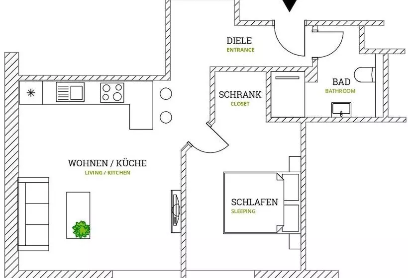 Aparthotel Glück Auf Düppelstrasse