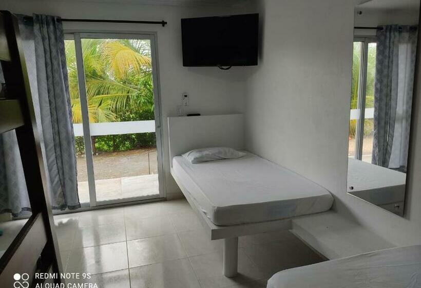 호스텔 Cabañas Del Caribe La Bonga