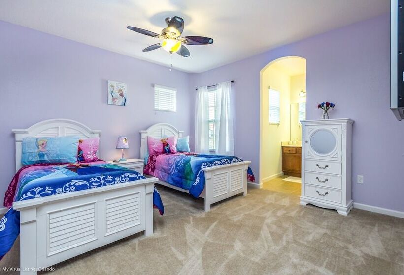 Classic 6bed 4ba Villa, Games, Pool, Spa 5244o