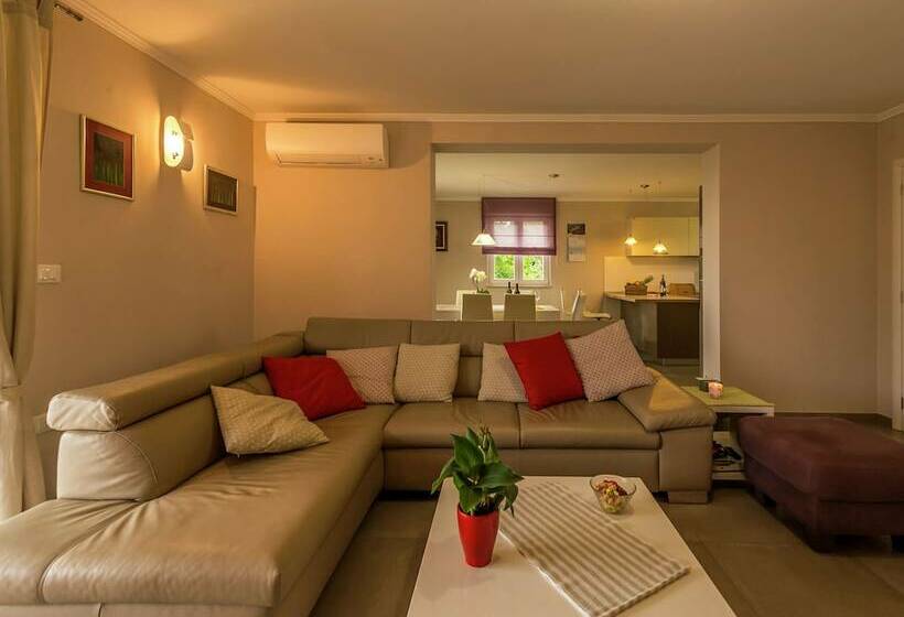 Modern And Luxury House, Situated On A Private Plot With Large Garden And Pool