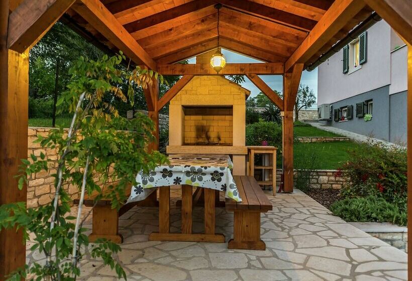 Modern And Luxury House, Situated On A Private Plot With Large Garden And Pool