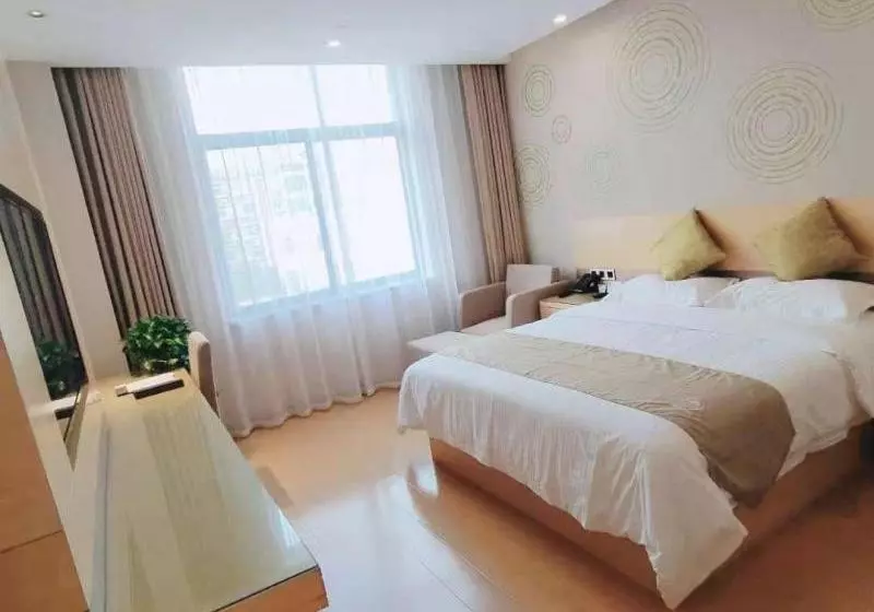 ホテル Greentree Inn Huainan Shannan New District Erzhong Business