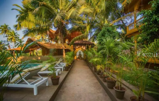 Justa Morjim Beach Resort Goa   80 Steps From Morjim Beach