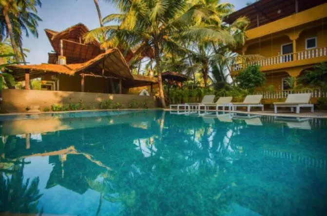 Justa Morjim Beach Resort Goa   80 Steps From Morjim Beach