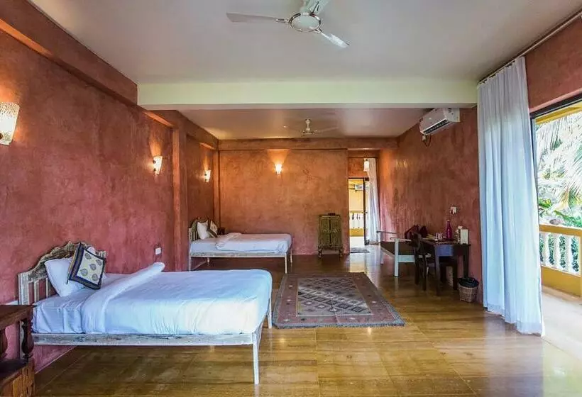 Justa Morjim Beach Resort Goa   80 Steps From Morjim Beach