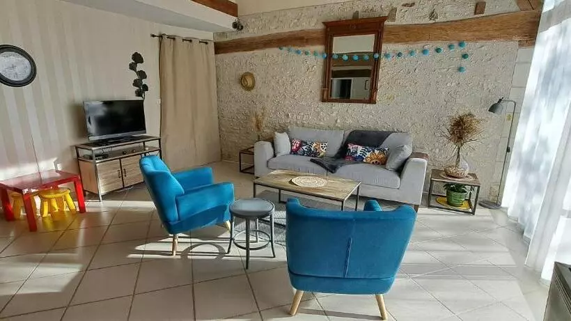 تختخواب و صبحانه Chambre D Hôte La Voilerie Du Cher