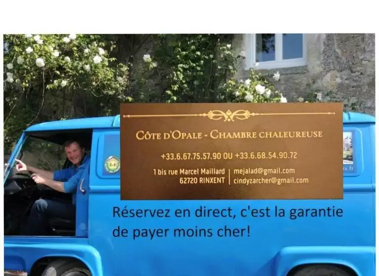ベッドアンドブレックファースト Côte D Opale   Chambre Cocooning