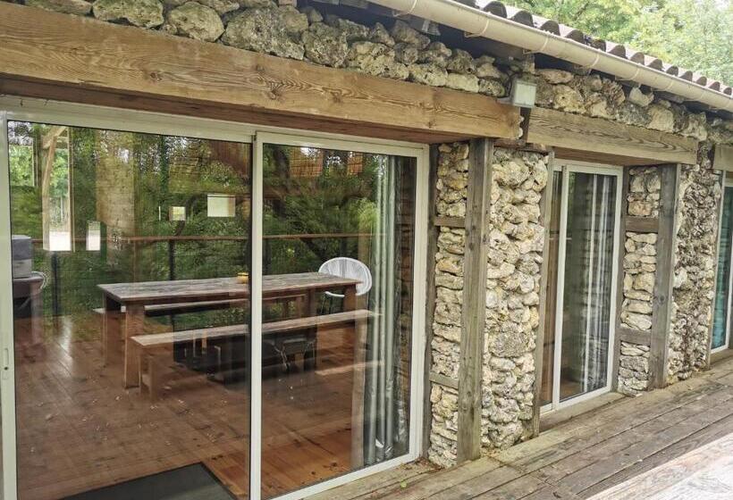 ペンション Les Cabanes De Brassac   Gîte Esprit Cabane Avec Spa