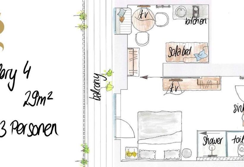 مبيت وإفطار Glanz & Glory Appartements Sölden