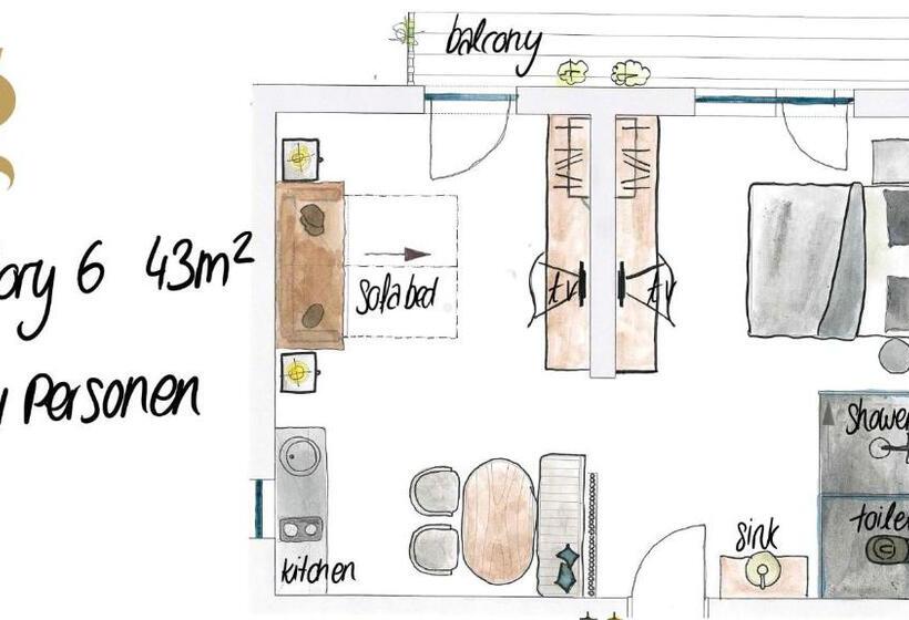 مبيت وإفطار Glanz & Glory Appartements Sölden