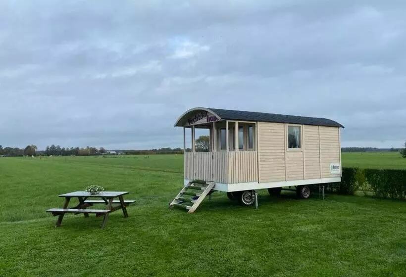 Aamiaismajoitus (B&B) Pipowagen Op Camperplaats Vechtdal