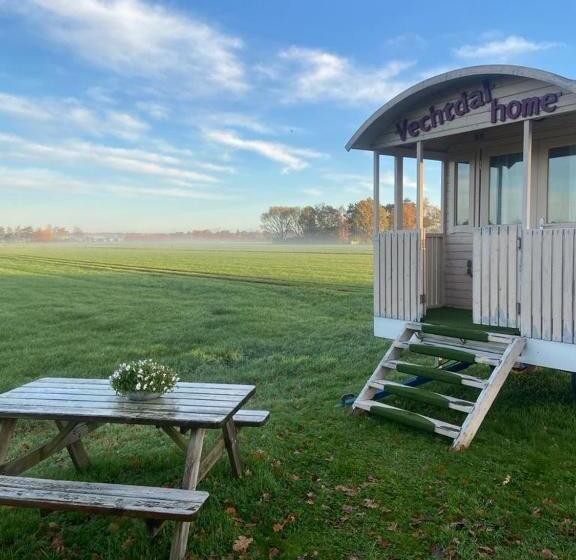 צימר Pipowagen Op Camperplaats Vechtdal