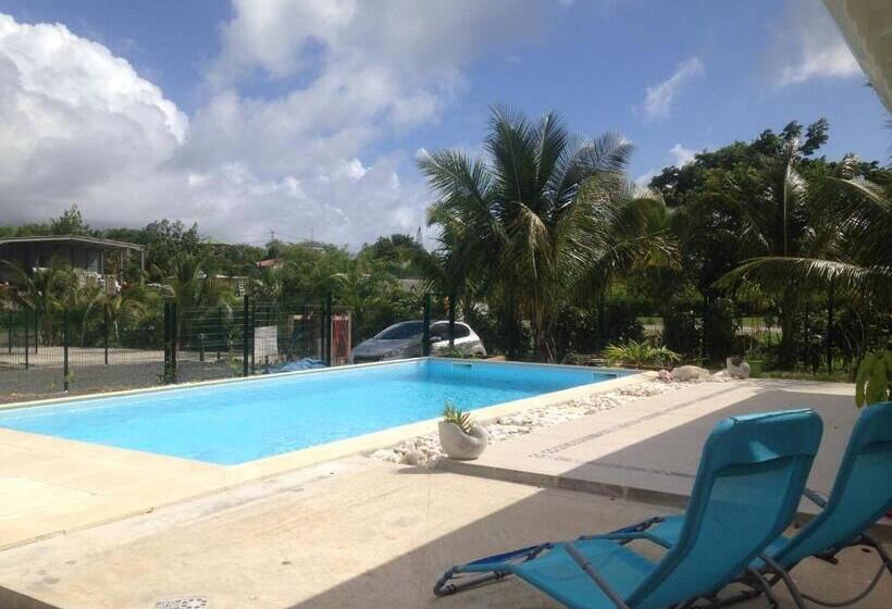 تختخواب و صبحانه Chambre D Hôte Coeur Coco Piscine